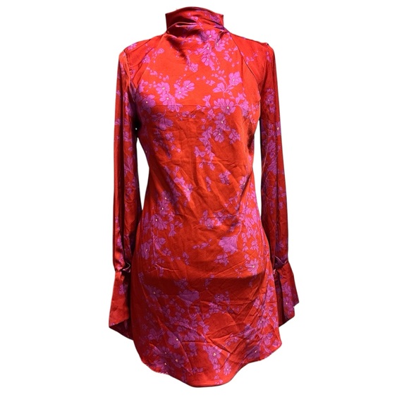 FREE PEOPLE - Aries Mini Dress in color: Romantic Combo - Picture 6 of 8